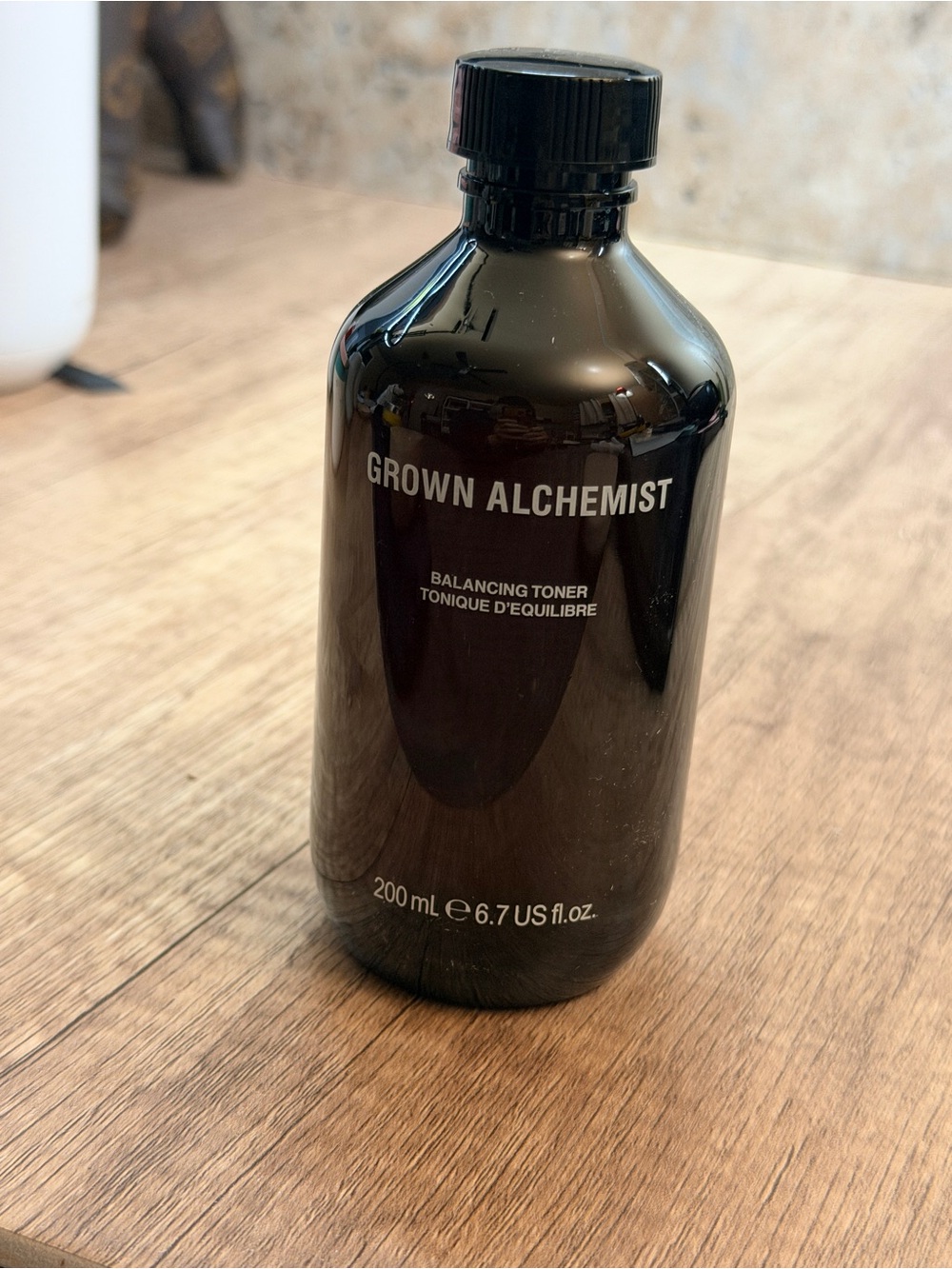 Grown Alchemist Brown and Black Balancing Toner Bottle